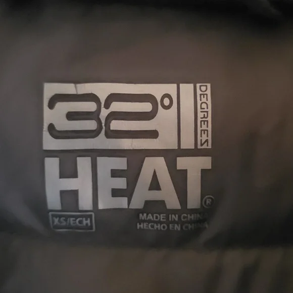 32 Degrees HEAT packable down Jacket Gray Size Extra Small - Picture 2 of 8